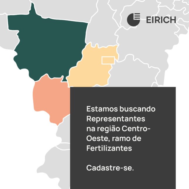 Buscamos Representante Comercial no Centro-Oeste