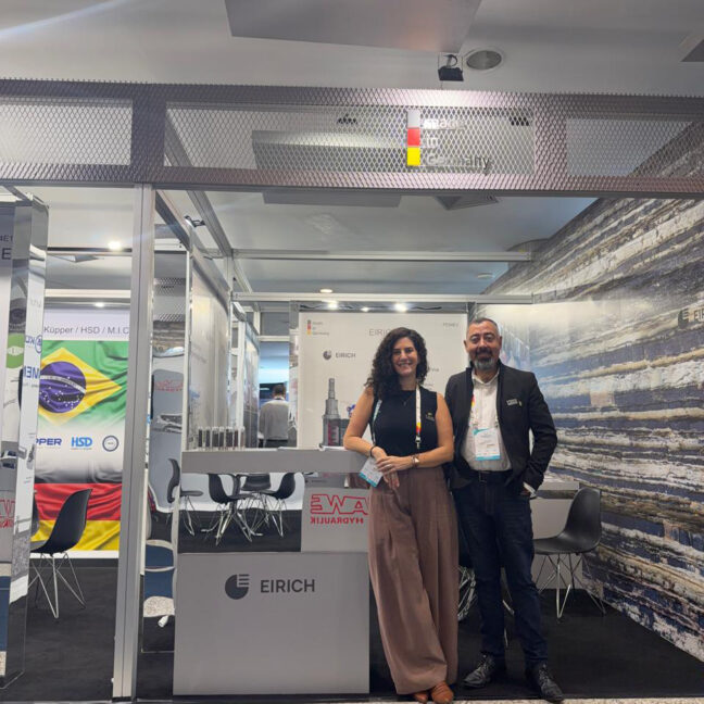 Exposibram 2026: a Eirich esteve em Belo Horizonte para falar sobre o que realmente move a produtividade na mineração