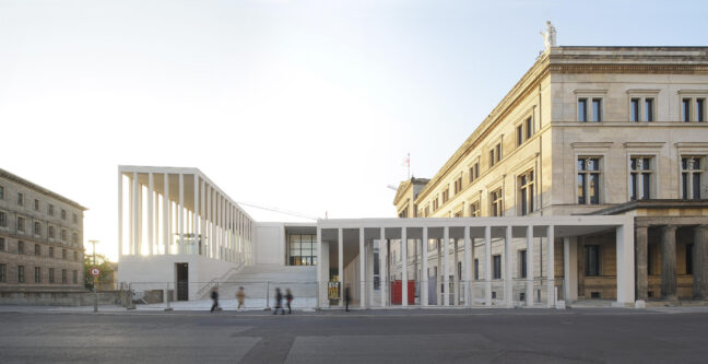 James-Simon Gallery em Berlim – Alemanha, obra-prima em concreto produzida com a tecnologia de mistura Eirich