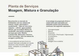 Planta de Serviços de Mistura, Moagem e Granulação